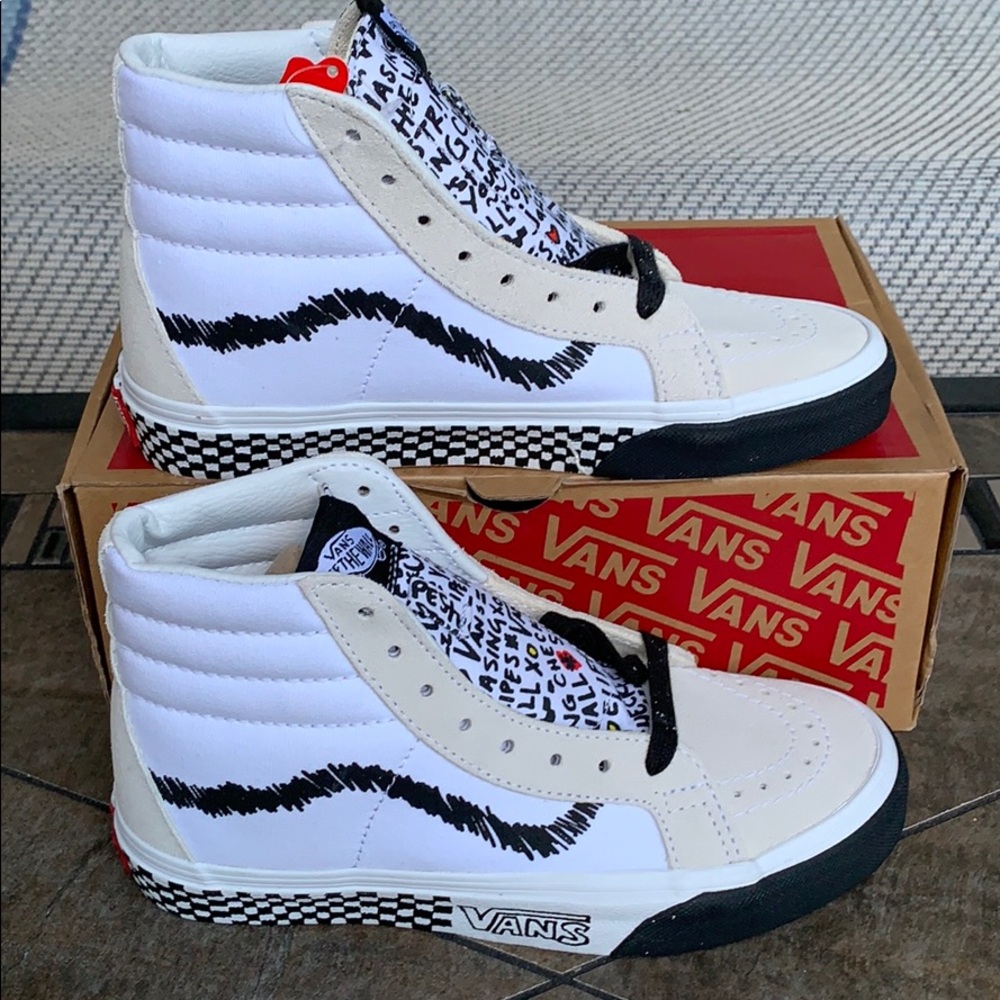 VANS SK8-Hi Reissue Dly Black/True White WMNS - Picture 2 of 16